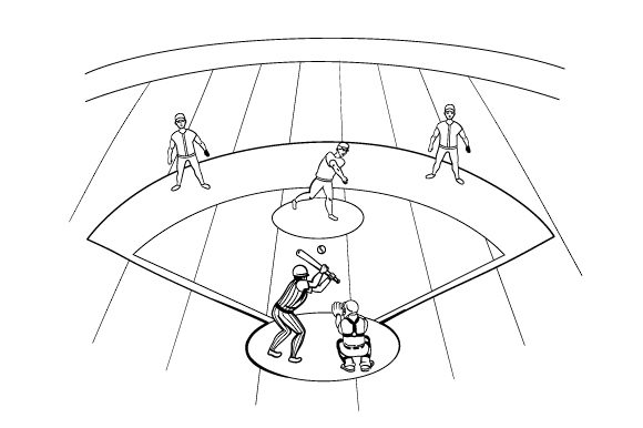 Baseball Game Coloring Page: Crafts for Kids