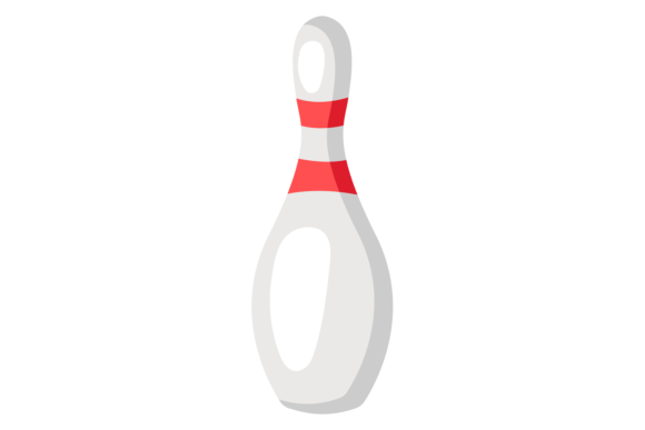Bowling Pin Icon Graphics for Illustrations and Digital Products