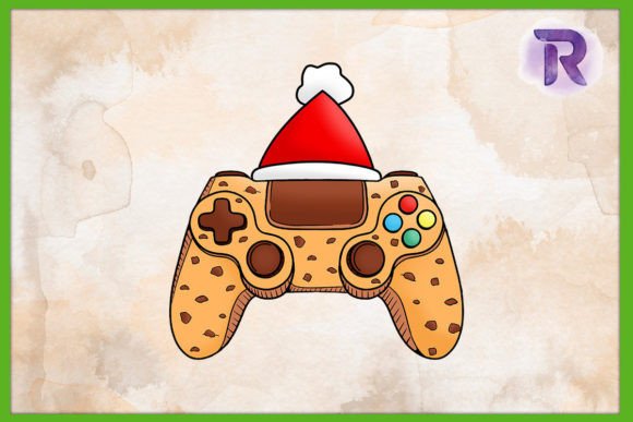 Cookies Game Controller Christmas PNG Graphics and Crafts