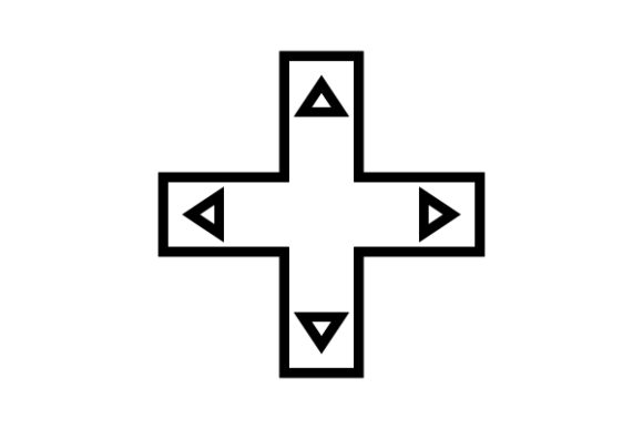 Game Control Line Icon for Blog Graphics and Web Design