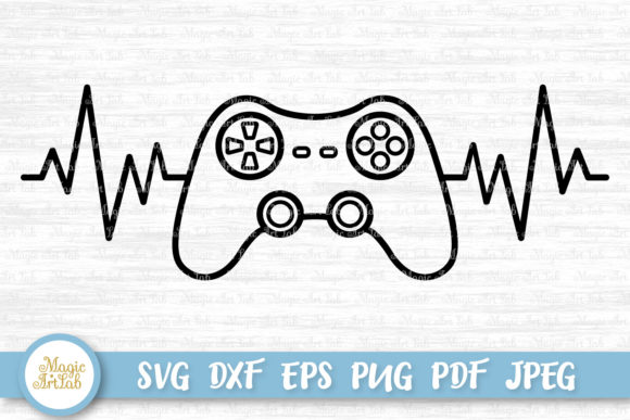 Game Controller Cut File for Graphics & Crafts