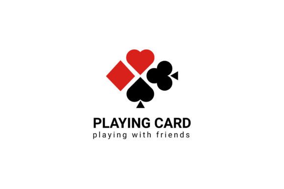 Playing Card Poker Game Logo Vector: Graphics & Logos