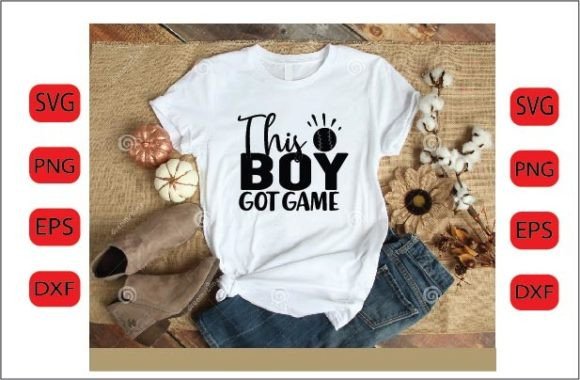This Boy Got Game SVG Design for Graphics & Crafts
