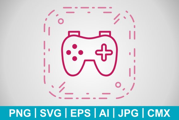 Vector Video Game Icon Graphics and Icons for Online Selling