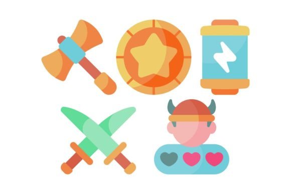 Video Game Element Graphics: Icons Review for Crafters